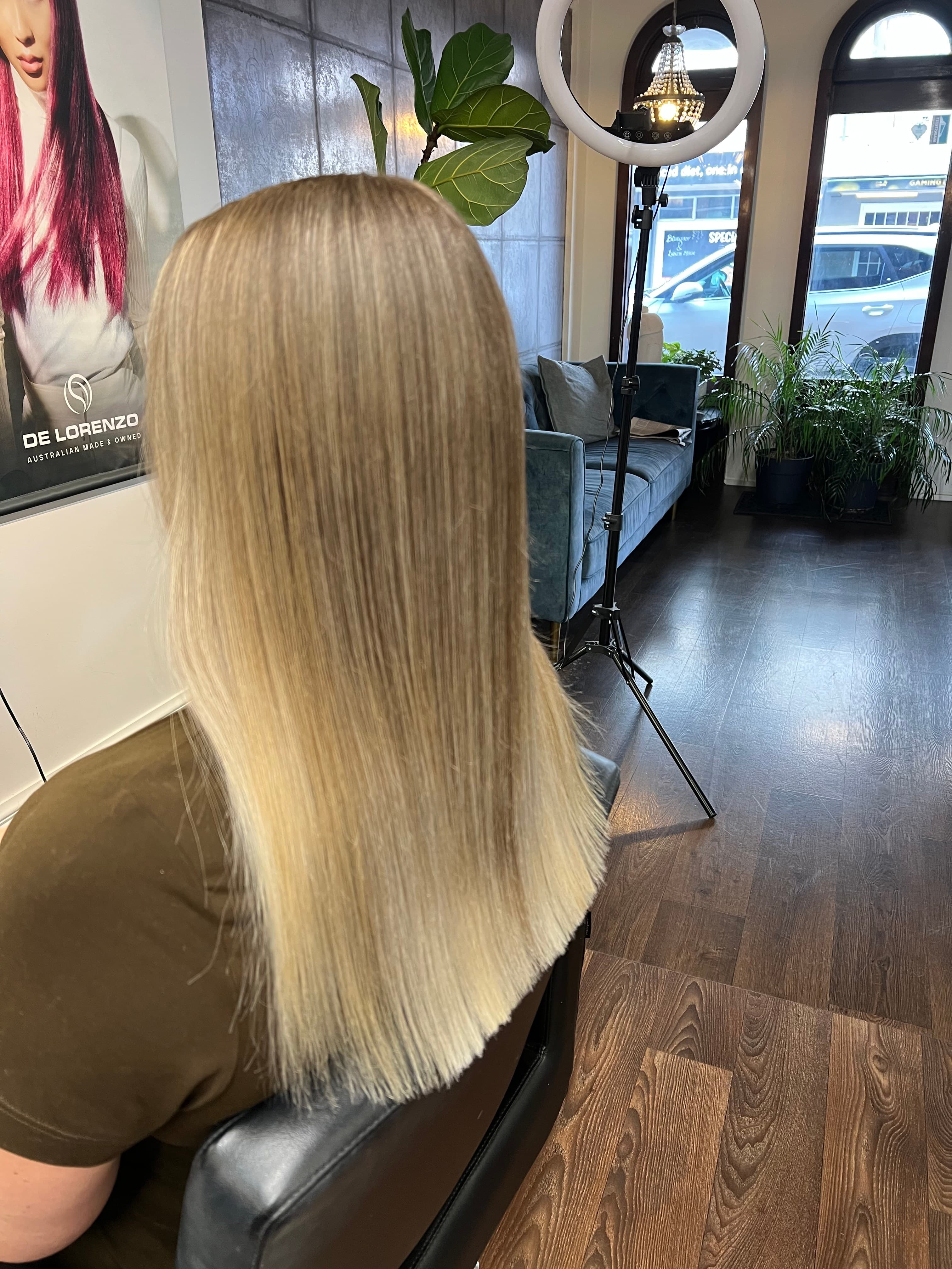 Beautiful blonde colour treatment
